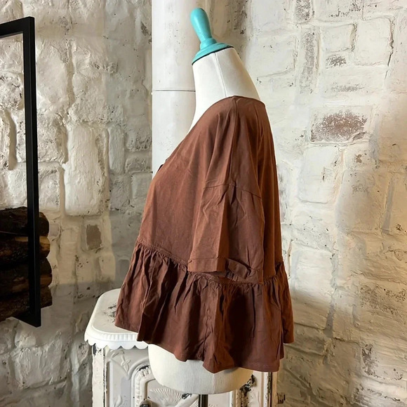 Wishlist | Babydoll Button Tee - Picture 5 of 6